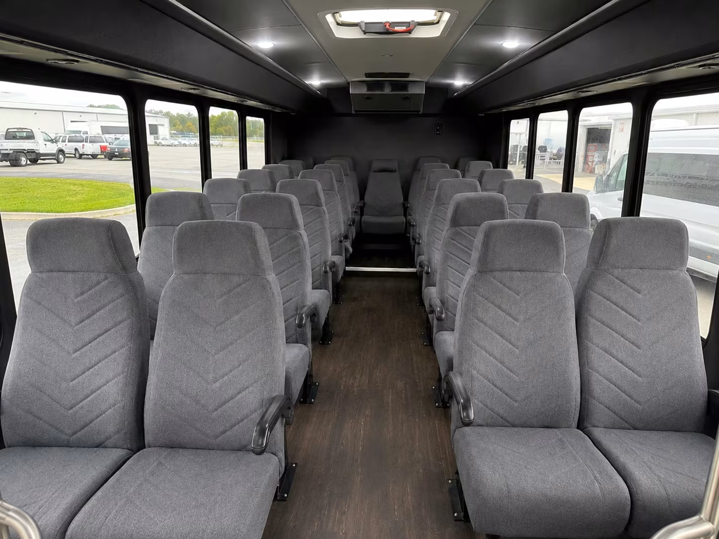 20 passenger minibus interior