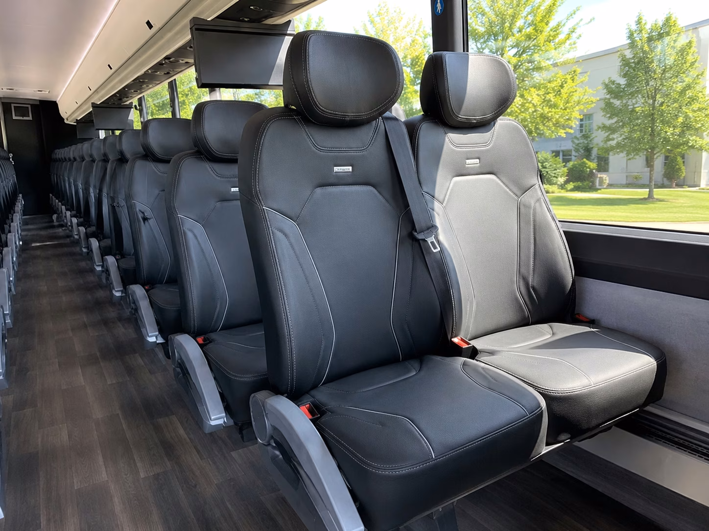 springdale wedding guest shuttle buses between hotels and venues