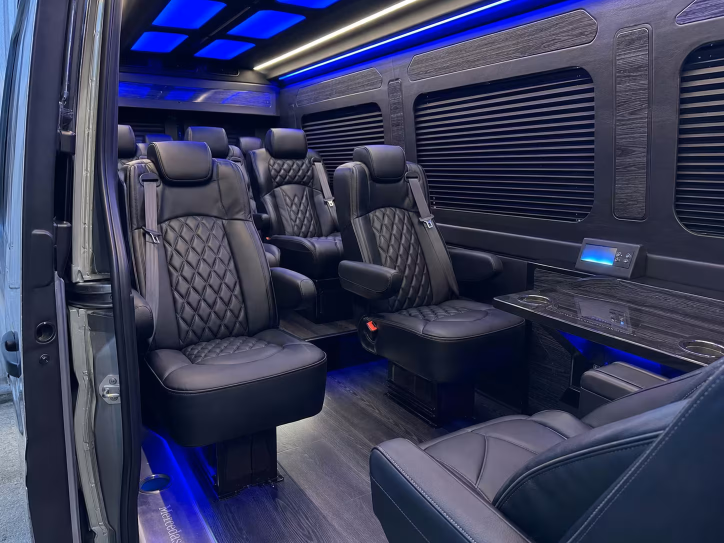sprinter van transportation for groups and events across springdale