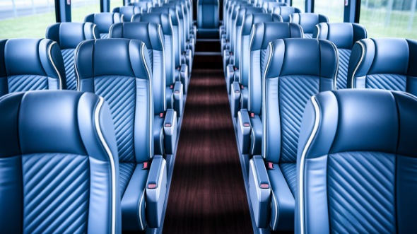 54 passenger charter bus interior springdale