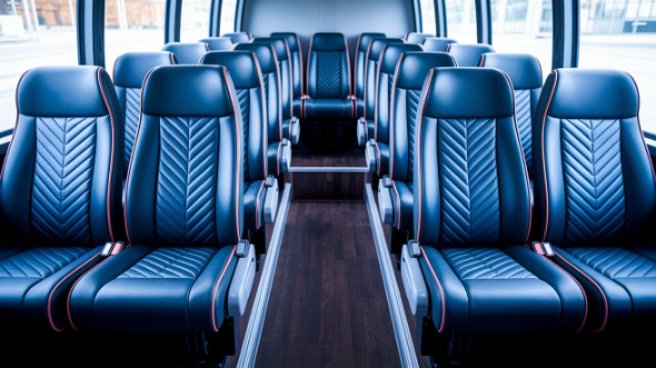 springdale 15 passenger minibus inside