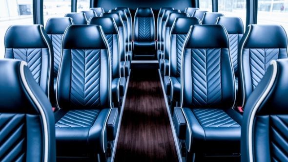 springdale 25 passenger minibus inside